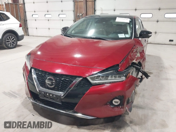 2022 Nissan Maxima Platinum with VIN 1N4AA6FV0NC503501, listed as a IAAI auction lot 42166836 with 29,781 mi miles and . Bid and sale history available at DreamBid. Image 12.