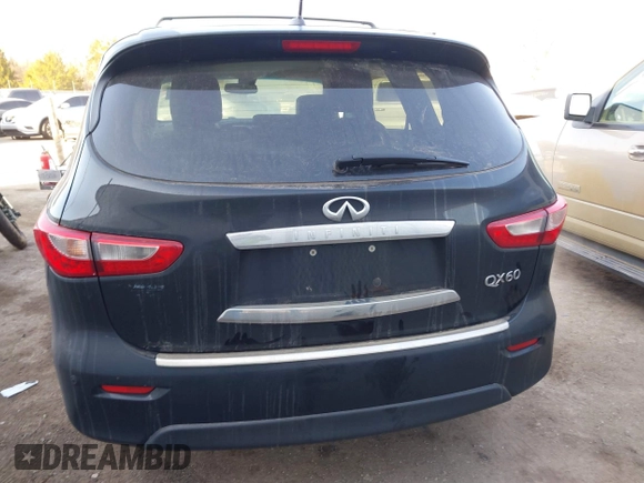 2015 Infiniti QX60 with VIN 5N1AL0MM1FC542896, listed as a IAAI auction lot 41673442 with 138,458 mi miles. Bid and sale history available at carsss.com. Image 16.