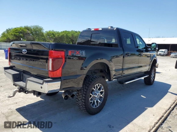 2020 Ford F-250 XL with VIN 1FT8W2BT6LEE68603, listed as a Copart auction lot 56528725 with 171,846 mi miles and Salvage title. Bid and sale history available at DreamBid. Image 3.