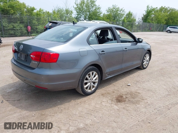 2013 Volkswagen Jetta SE with VIN 3VWBX7AJ3DM434661, listed as a IAAI auction lot 42505596 with 135,263 mi miles and . Bid and sale history available at DreamBid. Image 4.