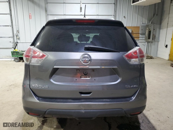 2015 Nissan Rogue SL with VIN 5N1AT2MV1FC908568, listed as a Copart auction lot 41691385 with 153,236 mi miles and Salvage Title. Bid and sale history available at carsss.com. Image 6.