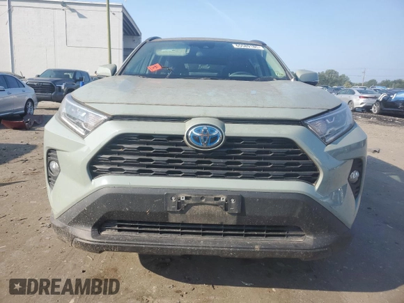 2021 Toyota RAV4 Hybrid LE with VIN 4T3B6RFV4MU046625, listed as a Copart auction lot 65589185 with 47,307 mi miles and Salvage title. Bid and sale history available at DreamBid. Image 5.