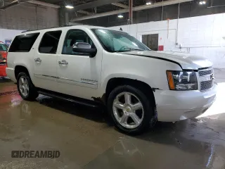 2012 Chevrolet Suburban LTZ with VIN 1GNSKKE74CR325522, listed as a Copart auction lot 52215745 with 214,973 mi miles and Clean Title. Bid and sale history available at carsss.com. Image 4.