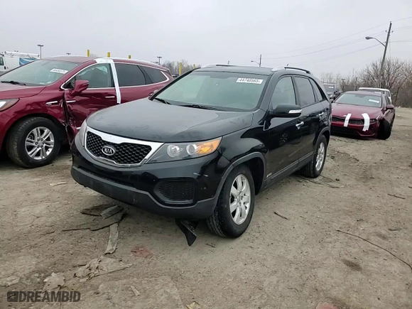 2013 Kia Sorento LX with VIN 5XYKTDA24DG363070, listed as a Copart auction lot 44748565 with 78,547 mi miles and Salvage Title. Bid and sale history available at carsss.com. Image 12.