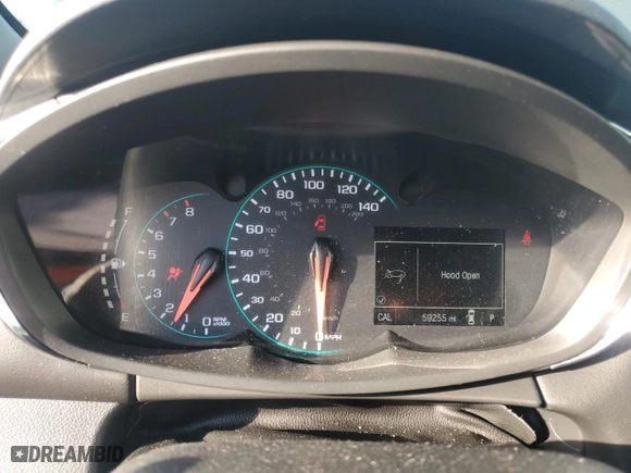 2021 Chevrolet Trax LS with VIN KL7CJKSB5MB303139, listed as a Copart auction lot 46196595 with 59,255 mi miles and Salvage Title. Bid and sale history available at carsss.com. Image 9.