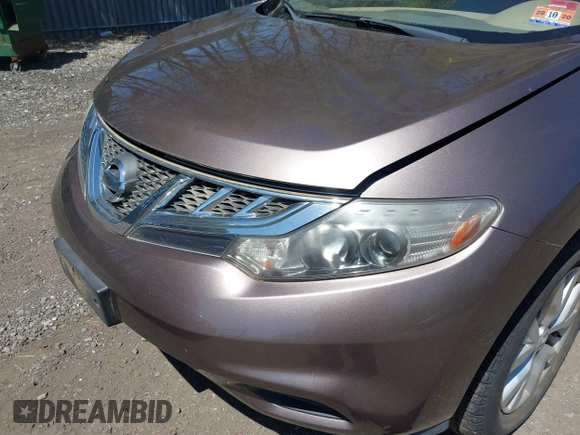 2011 Nissan Murano SL with VIN JN8AZ1MW9BW161174, listed as a IAAI auction lot 42147642 with 112,451 mi miles and . Bid and sale history available at DreamBid. Image 6.