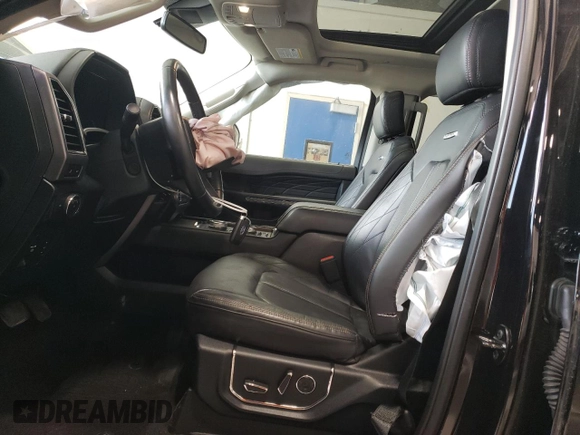 2021 Ford Expedition Max Platinum with VIN 1FMJK1MT1MEA84830, listed as a Copart auction lot 56530065 with 48,330 mi miles and Salvage title. Bid and sale history available at DreamBid. Image 7.