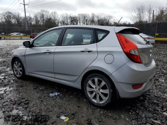 2012 Hyundai Accent SE with VIN KMHCU5AE8CU041123, listed as a Copart auction lot 42913995 with 130,141 mi miles and Non Repairable. Bid and sale history available at carsss.com. Image 2.