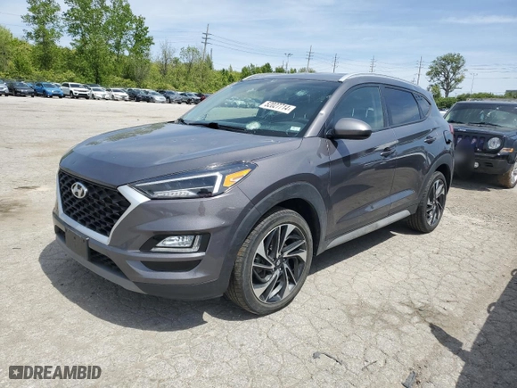 2021 Hyundai Tucson Sport with VIN KM8J3CAL6MU356680, listed as a Copart auction lot 52027714 with 65,344 mi miles and Salvage Title. Bid and sale history available at carsss.com. Image 1.
