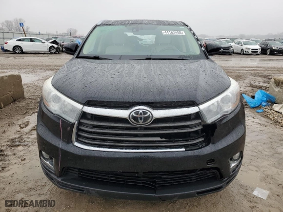 2015 Toyota Highlander Limited with VIN 5TDDKRFH8FS206895, listed as a Copart auction lot 44182455 with 85,927 mi miles and Salvage Title. Bid and sale history available at carsss.com. Image 5.