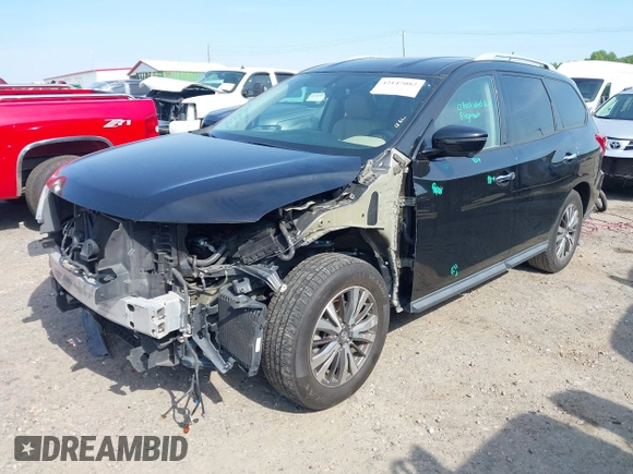 2018 Nissan Pathfinder Platinum z VIN 5N1DR2MN2JC640330, wystawiony jako IAAI lot #42147082 z przebiegiem 179 728 mil mil oraz . Historia ofert i sprzedaży dostępna na DreamBid. Obrazek 2.
