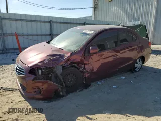 2018 Mitsubishi Mirage ES z VIN ML32F3FJ1JHF09662, wystawiony jako Copart lot #58352485 z przebiegiem 83 880 mil mil oraz Szkoda całkowita • Salvage title. Historia ofert i sprzedaży dostępna na DreamBid. Obrazek 1.