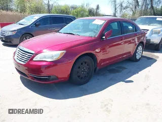 2014 Chrysler 200 LX with VIN 1C3CCBAB6EN211685, listed as a IAAI auction lot 42061267 with 178,834 mi miles. Bid and sale history available at carsss.com. Image 2.