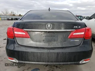 2016 Acura RLX Hybrid Advance with VIN JH4KC2F90GC000329, listed as a Copart auction lot 44647055 with 80,742 mi miles and Salvage Title. Bid and sale history available at carsss.com. Image 6.