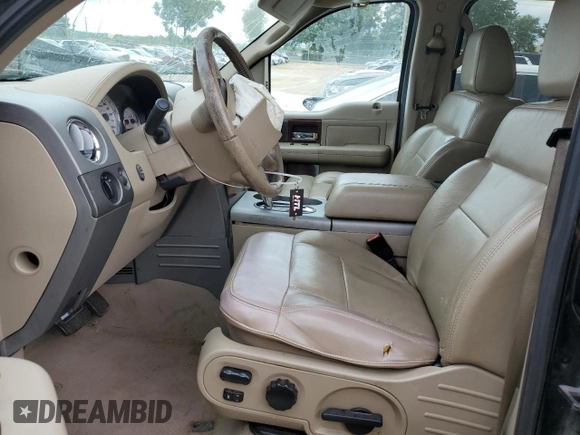 2006 Ford F-150 XLT with VIN 1FTPW12V46FB63882, listed as a Copart auction lot 60549325 with 213,877 mi miles and Salvage title. Bid and sale history available at DreamBid. Image 7.