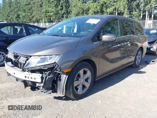 2018 Honda Odyssey EX with VIN 5FNRL6H5XJB100482, listed as a IAAI auction lot 42616266 with 82,953 mi miles and . Bid and sale history available at DreamBid. Image 18.