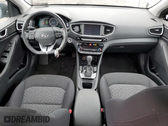2018 Hyundai Ioniq SEL z VIN KMHC75LCXJU098262, wystawiony jako Copart lot #58021315 z przebiegiem 56 396 mil mil oraz Szkoda całkowita • Salvage title. Historia ofert i sprzedaży dostępna na DreamBid. Obrazek 8.