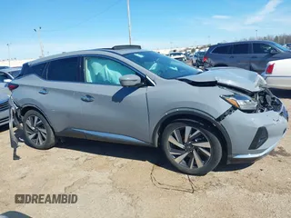 2023 Nissan Murano SL with VIN 5N1AZ2CJ2PC131235, listed as a IAAI auction lot 41639410 with 46,087 mi miles and . Bid and sale history available at DreamBid. Image 12.
