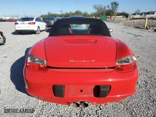 2003 Porsche Boxster S with VIN WP0CB29883U662756, listed as a Copart auction lot 82234884 with 0 mi miles and Salvage Title. Bid and sale history available at carsss.com. Image 6.