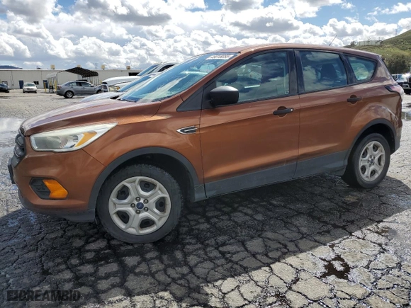 2017 Ford Escape S with VIN 1FMCU0F72HUC11271, listed as a Copart auction lot 49018055 with 163,724 mi miles and Clean Title. Bid and sale history available at carsss.com. Image 1.