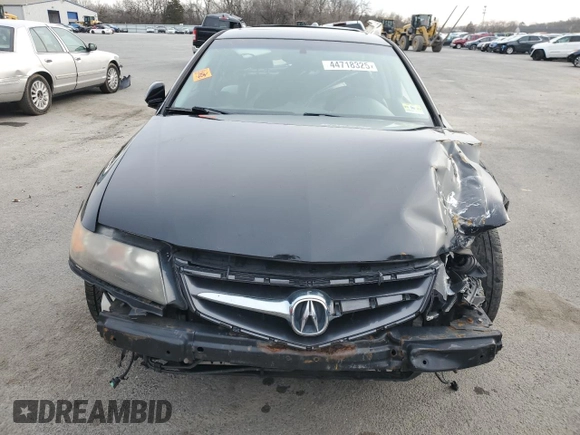 2006 Acura TSX with VIN JH4CL96826C028460, listed as a Copart auction lot 44718325 with 0 mi miles and Salvage Title. Bid and sale history available at carsss.com. Image 5.