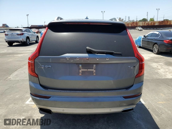 2016 Volvo XC90 T6 Momentum with VIN YV4A22PKXG1064288, listed as a Copart auction lot 57357315 with 121,331 mi miles and Salvage title. Bid and sale history available at DreamBid. Image 6.