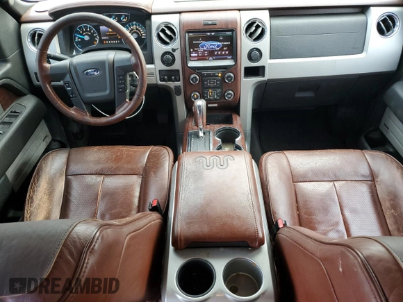 2013 Ford F-150 XL with VIN 1FTFW1ET0DKD05882, listed as a Copart auction lot 57662035 with 230,380 mi miles and Salvage title. Bid and sale history available at DreamBid. Image 8.