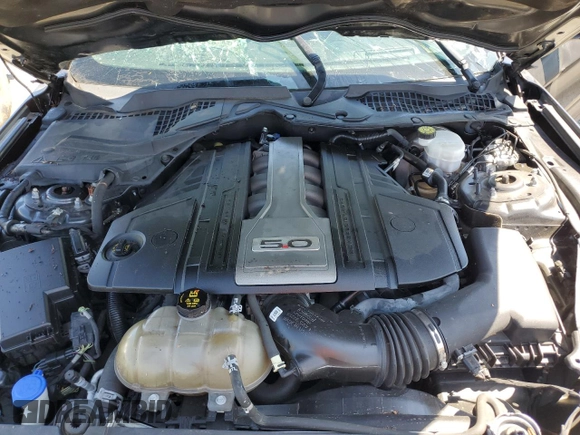 2020 Ford Mustang GT with VIN 1FA6P8CF6L5130303, listed as a Copart auction lot 57838495 with 45,319 mi miles and Salvage title. Bid and sale history available at DreamBid. Image 12.