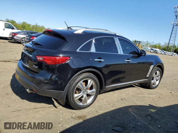 2009 Infiniti FX with VIN JNRAS18W79M158466, listed as a Copart auction lot 54892095 with 165,920 mi miles and Salvage title. Bid and sale history available at DreamBid. Image 3.