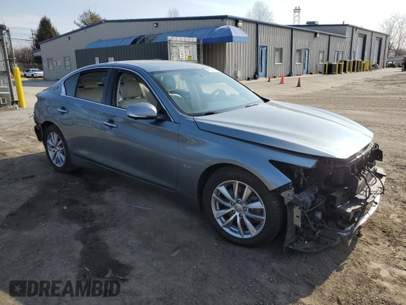2017 Infiniti Q50 3.0t Premium with VIN JN1EV7ARXHM839092, listed as a Copart auction lot 47545185 with 79,226 mi miles and Salvage Title. Bid and sale history available at carsss.com. Image 4.