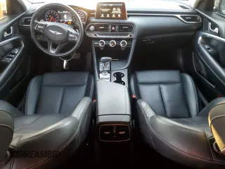 2019 Genesis G70 Advanced with VIN KMTG64LA3KU037467, listed as a Copart auction lot 85215154 with 45,338 mi miles and Salvage Title. Bid and sale history available at DreamBid. Image 8.