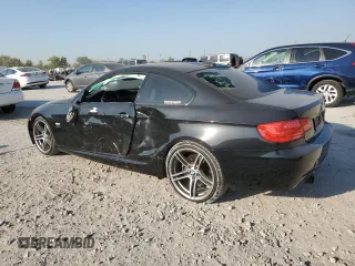 2011 BMW 3 Series 335is with VIN WBAKG1C58BE617991, listed as a Copart auction lot 75038714 with Not Provided miles and Salvage Title. Bid and sale history available at carsss.com. Image 2.