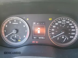2017 Hyundai Tucson with VIN KM8J2CA44HU558094, listed as a Copart auction lot 44410455 with 122,120 mi miles and Salvage Title. Bid and sale history available at carsss.com. Image 9.