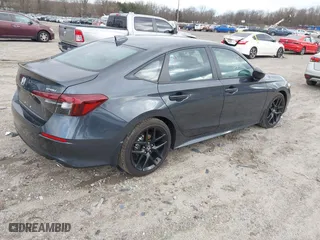2025 Honda Civic Sedan Sport with VIN 2HGFE2F5XSH500208, listed as a IAAI auction lot 41726731 with 4,862 mi miles. Bid and sale history available at carsss.com. Image 4.