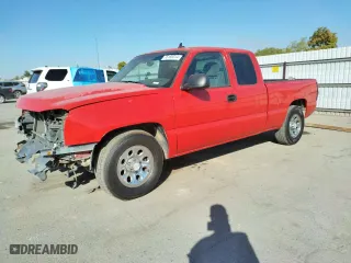 2007 Chevrolet Silverado 1500 Classic Work Truck with VIN 1GCEC19V77Z100149, listed as a Copart auction lot 76168314 with 196,435 mi miles and Salvage Title. Bid and sale history available at carsss.com. Image 1.