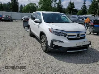 2020 Honda Pilot EX-L with VIN 5FNYF6H53LB041278, listed as a Copart auction lot 56803155 with 48,268 mi miles and Salvage title. Bid and sale history available at DreamBid. Image 14.