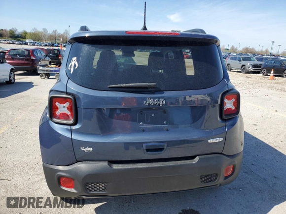 2020 Jeep Renegade Latitude with VIN ZACNJABB6LPL92291, listed as a Copart auction lot 50209375 with 46,651 mi miles and Salvage title. Bid and sale history available at DreamBid. Image 6.