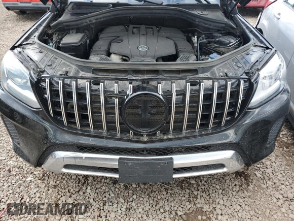 2017 Mercedes-Benz GLS 450 with VIN 4JGDF6EE4HA765897, listed as a Copart auction lot 55741505 with Not Provided miles and Salvage Title. Bid and sale history available at DreamBid. Image 12.