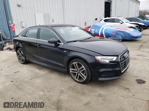 2018 Audi A3 Sedan Premium Plus with VIN WAUJ8GFFXJ1045764, listed as a Copart auction lot 47725344 with 44,943 mi miles. Bid and sale history available at carsss.com. Image 4.
