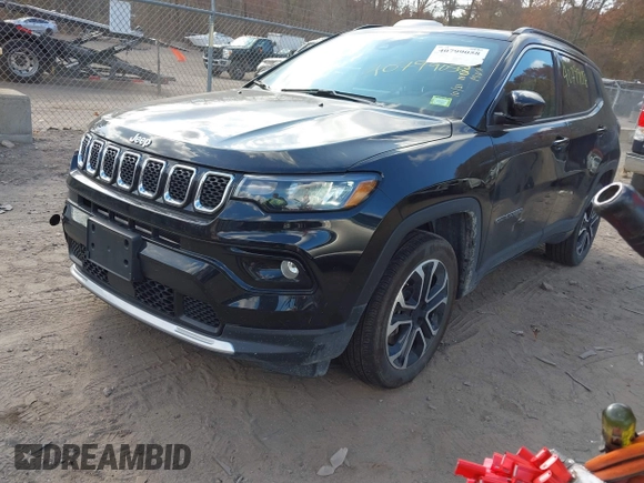 2023 Jeep Compass (RED) Edition with VIN 3C4NJDCN3PT558682, listed as a IAAI auction lot 40799058 with 8,786 mi miles and . Bid and sale history available at carsss.com. Image 17.