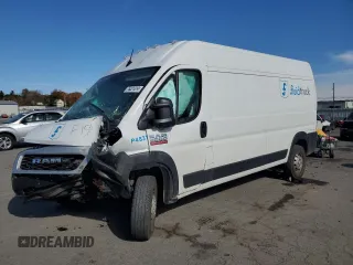 2022 Ram ProMaster Cargo with VIN 3C6LRVDG5NE125427, listed as a Copart auction lot 78221314 with Not Provided miles and Salvage Title. Bid and sale history available at carsss.com. Image 1.