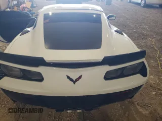 2017 Chevrolet Corvette Z06 1LZ with VIN 1G1YP2D62H5603161, listed as a Copart auction lot 81740534 with 26,922 mi miles and Salvage Title. Bid and sale history available at carsss.com. Image 10.