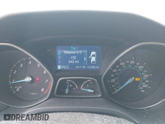 2012 Ford Focus SE with VIN 1FAHP3F25CL446064, listed as a IAAI auction lot 41883353 with 142,468 mi miles. Bid and sale history available at carsss.com. Image 7.