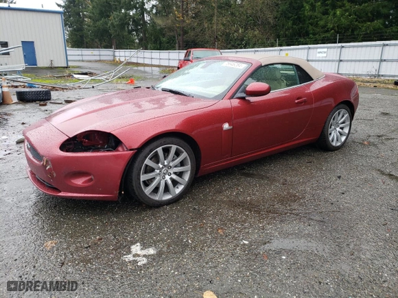 2008 Jaguar XK with VIN SAJWA44B885B23493, listed as a Copart auction lot 78946284 with 38,182 mi miles and Salvage Title. Bid and sale history available at carsss.com. Image 1.