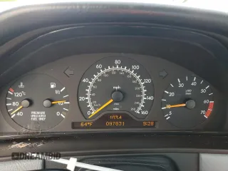 1997 Mercedes-Benz E-Class with VIN WDBJF72F8VA462335, listed as a Copart auction lot 50230895 with 97,831 mi miles and Salvage Title. Bid and sale history available at carsss.com. Image 9.