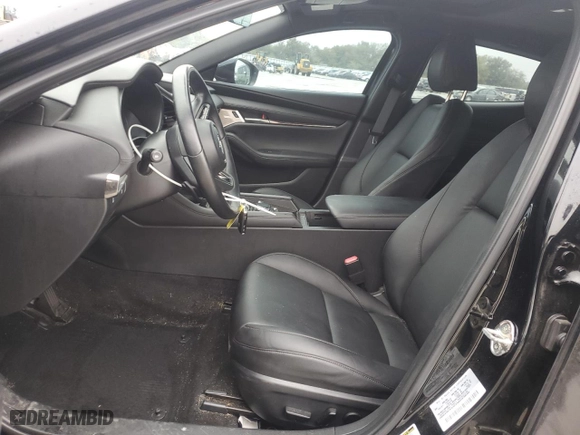 2021 Mazda Mazda3 Hatchback 2.5 Turbo with VIN JM1BPBJY0M1403285, listed as a Copart auction lot 46423185 with 40,737 mi miles and Salvage Title. Bid and sale history available at carsss.com. Image 7.