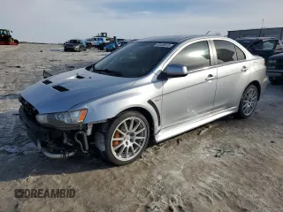 2011 Mitsubishi Lancer Evolution MR with VIN JA32W5FV3BU044656, listed as a Copart auction lot 43448615 with 110,460 mi miles and Clean Title. Bid and sale history available at carsss.com. Image 1.