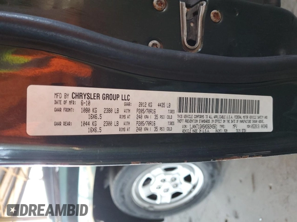 2010 Jeep Patriot Latitude z VIN 1J4NT1GA5AD624561, wystawiony jako Copart lot #78547494 z przebiegiem 172 897 mil mil oraz Szkoda całkowita • Salvage title. Historia ofert i sprzedaży dostępna na DreamBid. Obrazek 14.