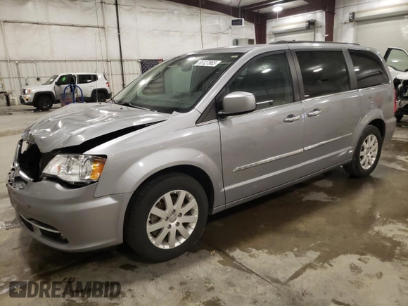 2015 Chrysler Town & Country Touring with VIN 2C4RC1BG0FR595820, listed as a Copart auction lot 55127965 with 155,397 mi miles and Salvage Title. Bid and sale history available at DreamBid. Image 1.