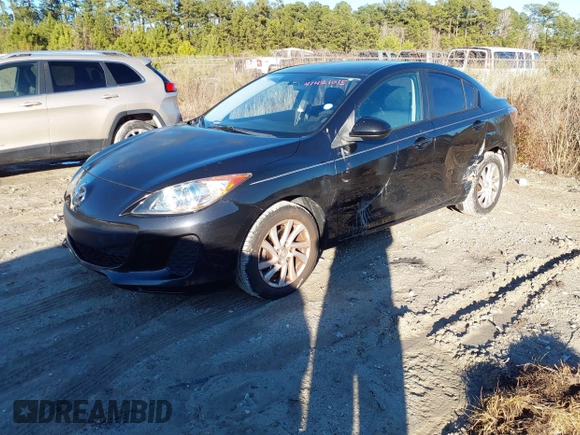 2012 Mazda 3 i Touring with VIN JM1BL1V74C1688756, listed as a IAAI auction lot 41421015 with 132,886 mi miles. Bid and sale history available at carsss.com. Image 2.